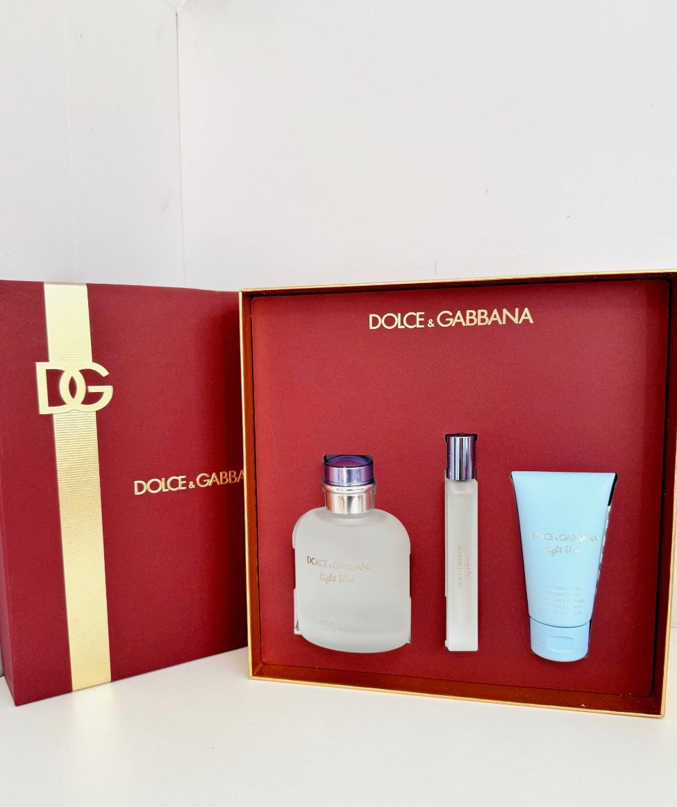 Dolce & Gabbana Light Blue 3 piece Men