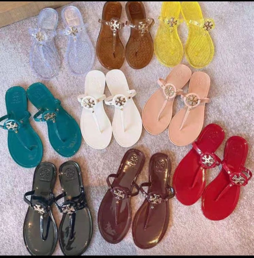 Tory Burch Jelly Slippers