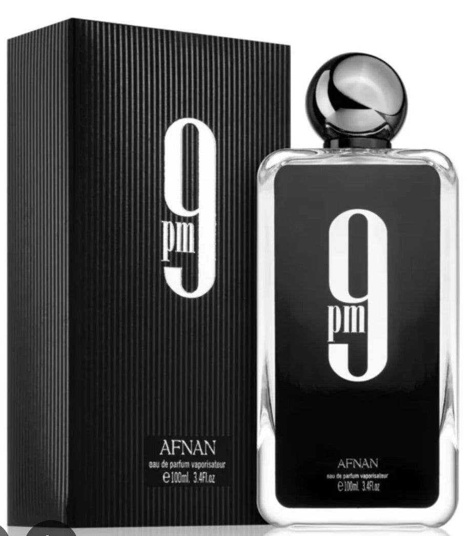 Afnan 9Pm Black 3.4oz Men