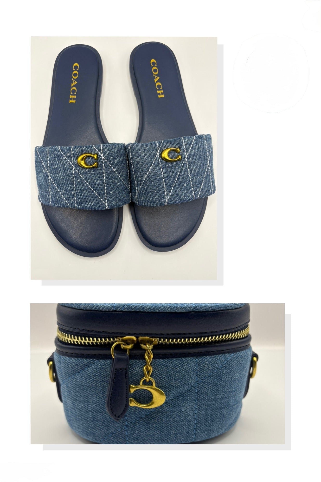 Coach Bag & Slippers Set