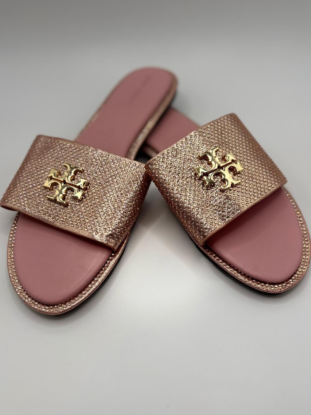Tory Burch Glitter Slides